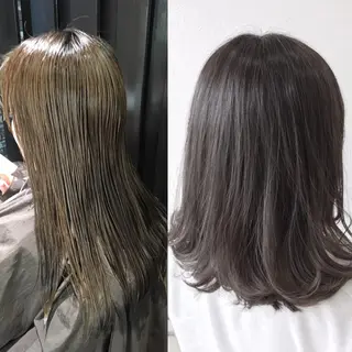 ミディアム カラー Rise Heart 中村 裕介のヘアスタイル