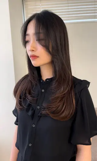 セミロング ミチオノザワヘアサロン所属・カット 🔹KAIRIのヘアスタイル