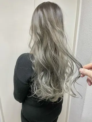 ロング カラー パーマ ヘアアレンジ filo byFeria渋谷所属・縮毛矯正/美髪 髪質改善/石田幸輔のヘアスタイル