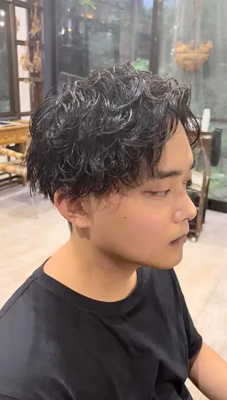 ショート パーマ メンズ メンズStylist 山根慧のヘアスタイル
