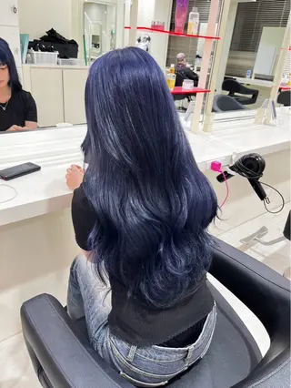 ロング カラー 🇰🇷韓国hair 🇰🇷wakaのヘアスタイル