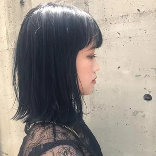 ミディアム カラー emme エミィ/立川のヘアスタイル