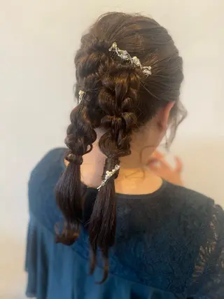 ロング ヘアアレンジ 美容室Limb所属・髪質改善/縮毛/小林 水葵のヘアスタイル