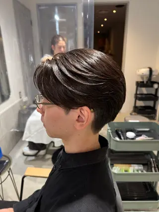 ミディアム パーマ メンズ メンズカットパーマ ✂️ JOYAのヘアスタイル