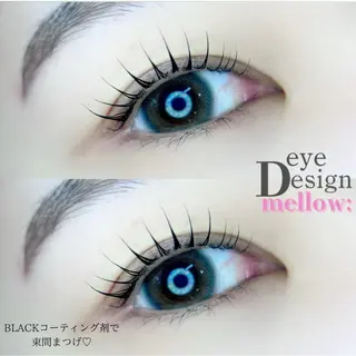 マツエク・マツパ mellow:所属・mellow: eyelashのマツエク・マツパデザイン
