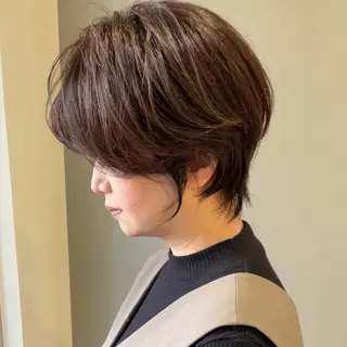 ショート エマノン梅田茶屋町所属・✨艶髪ショート✨ 木場　裕由毅のヘアスタイル