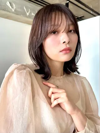 ミディアム カラー パーマ 💍🧸カラーモデル 募集中🧸💍のヘアスタイル