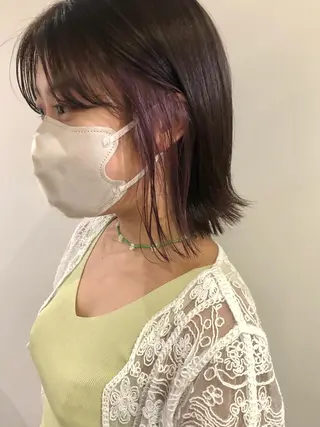 ミディアム カラー レイヤー/お顔まわり 暖色カラー🍑Amiのその他イメージ