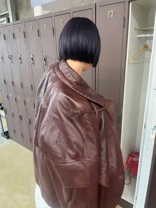 ショート カラー ナガノリノ /ボブ/ ベージュ/暖色のヘアスタイル