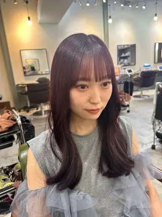 ミディアム yu uのヘアスタイル