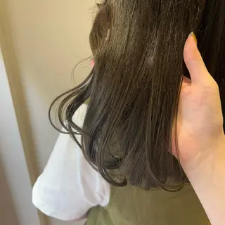 セミロング カラー SALOWIN川崎WEST店所属・🌷川崎/アレンジ/ 暖色ボブ/コトネ🌷のヘアスタイル