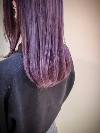 ロング カラー 尾野 恭平のヘアスタイル