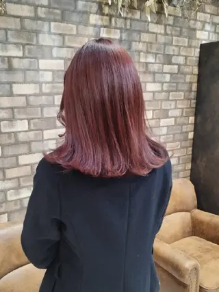 ミディアム カラー 艶髪×美髪✨ newi八王子のヘアスタイル