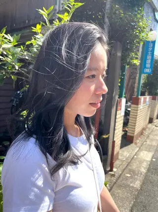 ミディアム カラー KAH所属・Koichi Satoのヘアスタイル