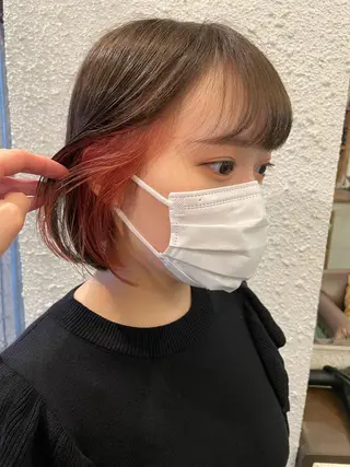 ショート カラー 透明感・艶カラー/ 坂田友梨奈のヘアスタイル