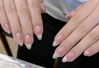 ネイル By moonネイル 🌷ワンホン/韓国風のネイルデザイン