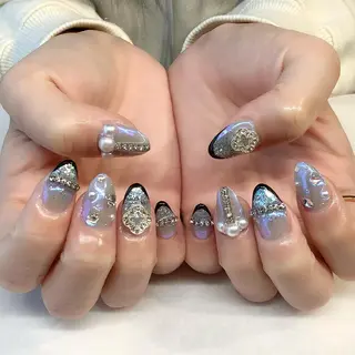 ネイル 💎🐰 saki. m 🐰💎のネイルデザイン