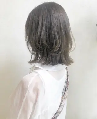 ミディアム カラー nakahara madokaのヘアスタイル