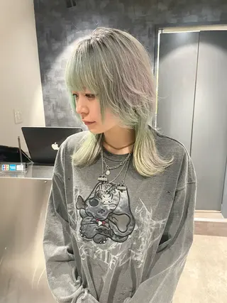 ミディアム 🌟ブリーチ/ボブ/ レイヤー渋谷☀️のヘアスタイル