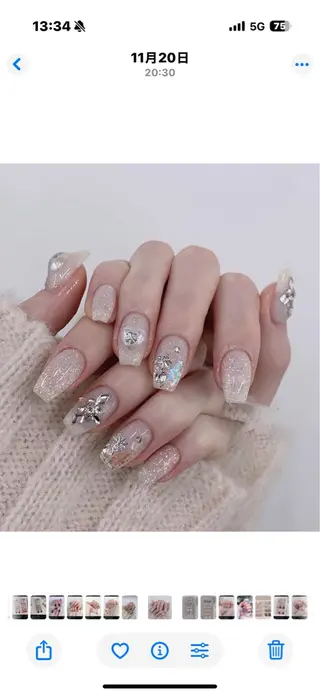 ネイル NailSalon✨ Écrinエクランのネイルデザイン
