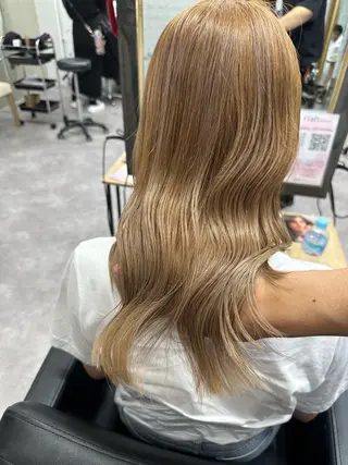 セミロング カラー ヘアアレンジ 久米 治仁のヘアスタイル