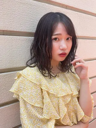 ミディアム 岬 弘人のヘアスタイル