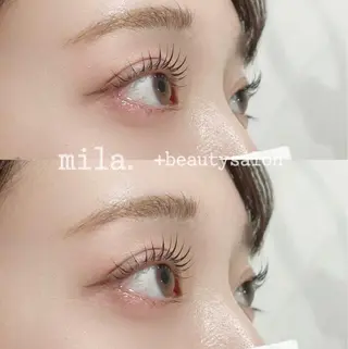 マツエク・マツパ 【 mila.】河嶋 菜月のマツエク・マツパデザイン