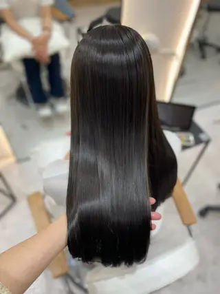 ロング ヘアアレンジ♡博多 髪質改善/艶カラーのヘアスタイル