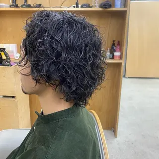 メンズ パーマ⚡️nifty KENTOのヘアスタイル