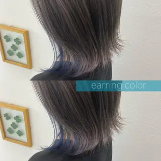 セミロング カラー 透明感カラー💖 Stylist佐藤澪のヘアスタイル