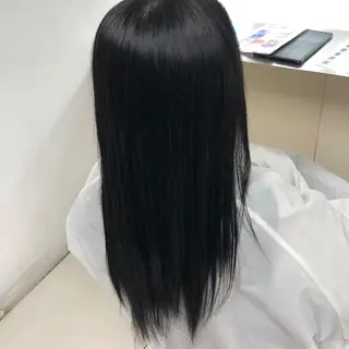 ロング カラー まつ毛/アイブロウ /髪質改善カラーのヘアスタイル