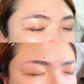 アイブロウ Mizuliネイル 眉毛メイクのサロンのネイルデザイン