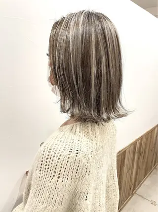 ショート カラー hair design NORM所属・🔥ハイライト/ダブ ルカラー/吉田裕太のヘアスタイル