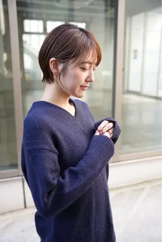 ショート カラー soigné所属・髪質改善カラー ショートボブ専門のヘアスタイル