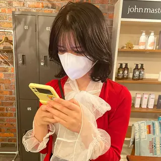 ショート カラー tablier所属・tablier 熊谷日菜子のヘアスタイル
