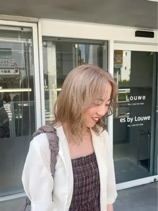 カラー ハイトーン/くすみ カラー SEINA★のヘアスタイル