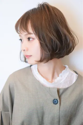 ショート カラー パーマ ディレクター ノナカのヘアスタイル