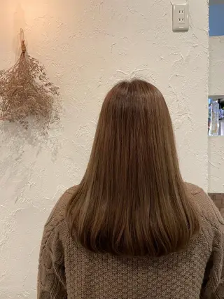 セミロング カラー 🌸小掛🌸 豊橋外国人風カラーのヘアスタイル