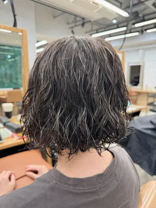 カラー パーマ 銀座/インナーカラー /ハイライト/せいぎのヘアスタイル