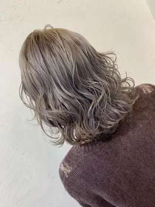 ミディアム カラー 天野 開のヘアスタイル