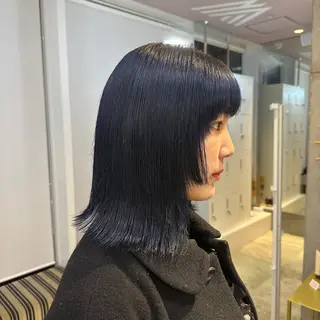 ミディアム カラー OLSEN D.B.A BALLOON HAIR所属・さとう あやかのヘアスタイル