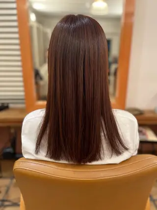 ロング カラー d'ici所属・d’ici六本木 佐藤彩のヘアスタイル