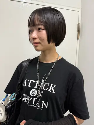 ショート HAZEL 博多所属・SHIORI/ 博多美容室のヘアスタイル