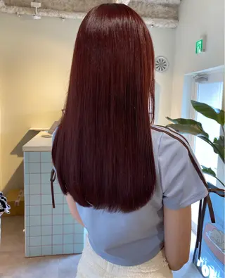 ロング カラー 当日予約大歓迎💗 依田瑞希のヘアスタイル