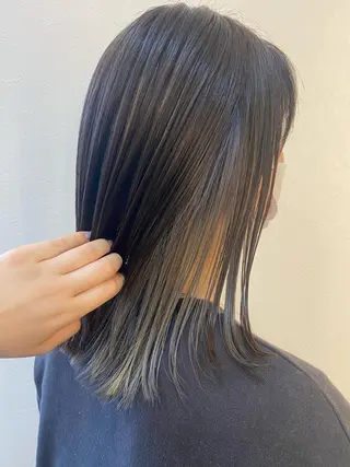 ミディアム カラー ✴︎ヒラガカナ✴︎ ECLAT HAIRのヘアスタイル