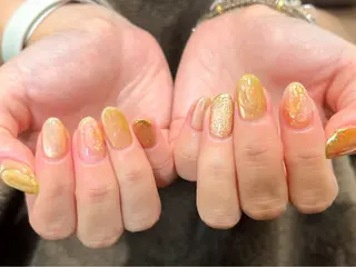 ネイル fumina 💚💛のネイルデザイン