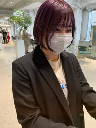 ショート カラー ANY／SUE 千葉パーマのヘアスタイル