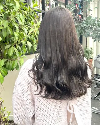 ロング カラー 竹内 春奈のヘアスタイル