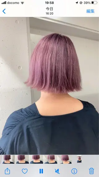 ショート カラー ミルミー美容室所属・🦄💒💓齎藤 七海子🦄💒💓のマツエク・マツパデザイン