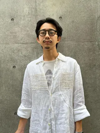 ショート メンズ アイブロウ メンズスタイリスト リュウジのヘアスタイル